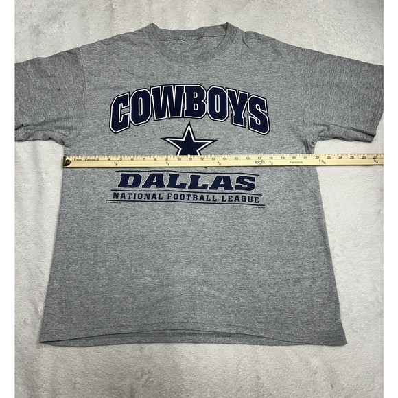 Vintage 1999 CSA Dallas Cowboys NFL Heather Gray Graphic T-Shirt Size Medium - Picture 7 of 9